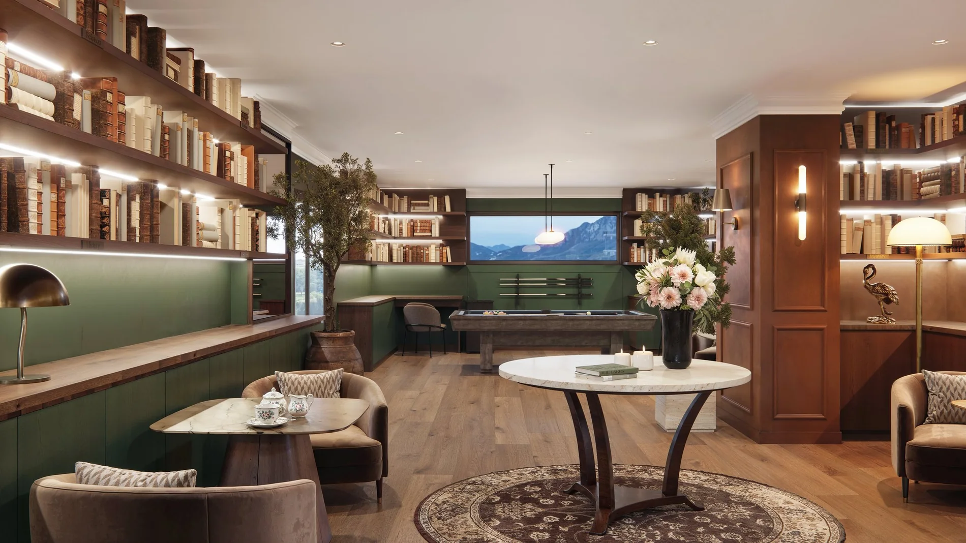 Residents gathering in a shared lounge at The Lakes
