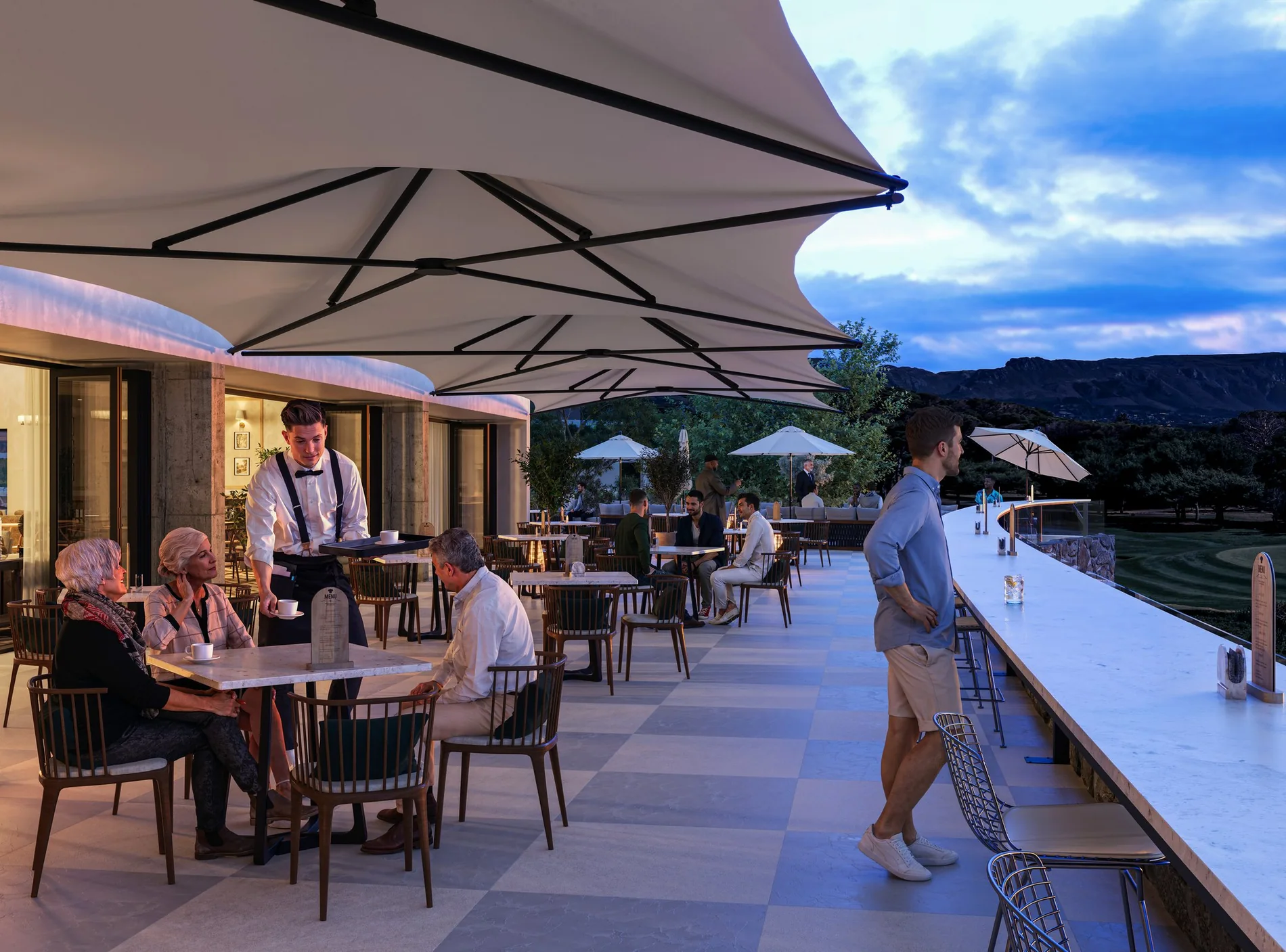 Private dining room at The Lakes